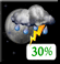 Sunday Night: A chance of showers and thunderstorms. Mostly cloudy, with a low around 76. Chance of precipitation is 30%. Sunday Night: Chance Showers And Thunderstorms